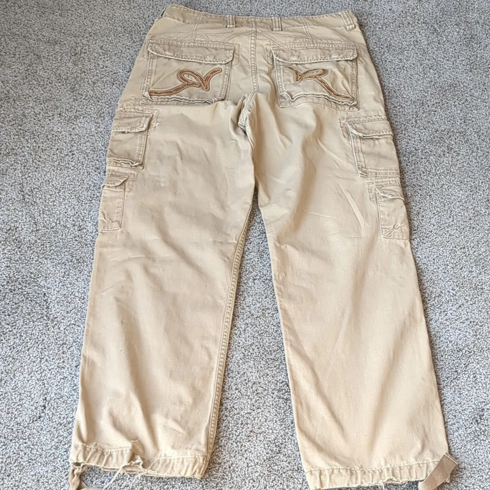 Roca Wear men's beige size 36 cargo pants - Picture 9 of 16